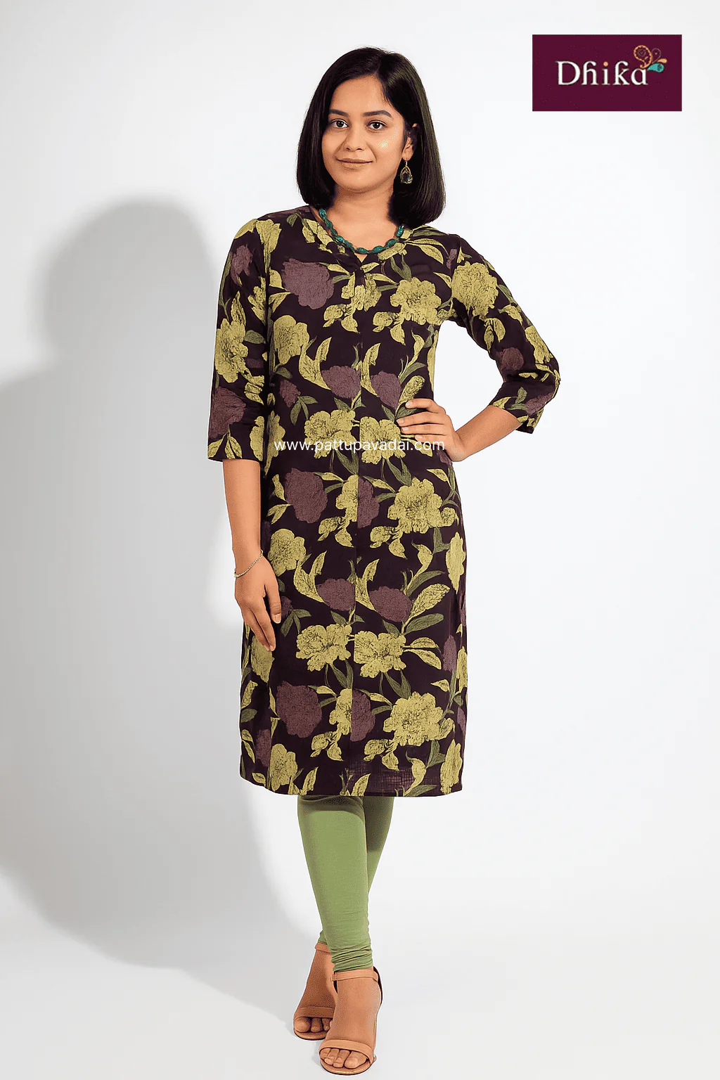 Burgundy Soft Cotton Kurti – Comfortable & Stylish Traditional Wear for Women